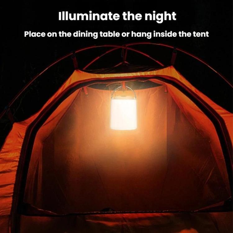 Lampada portatile LED da campeggio 1200mAh USB