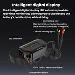 Caricabatterie moto impermeabile IP65 con cavo USB retrattile