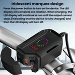 Caricabatterie moto impermeabile IP65 con cavo USB retrattile