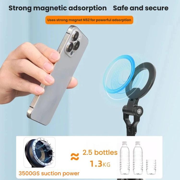 Supporto magnetico pieghevole per telefono con slitta