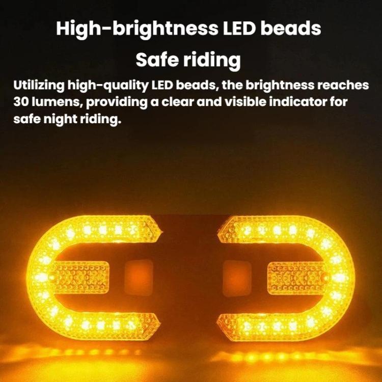 Telecomando luce posteriore bici con indicatori direzione