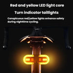 Telecomando luce posteriore bici con indicatori direzione