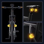 Telecomando luce posteriore bici con indicatori direzione