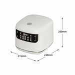Cuociriso elettrico 2 litri 400W con display a colori