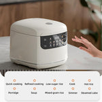 Cuociriso elettrico 2 litri 400W con display a colori