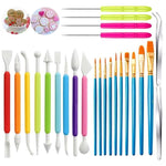 Set strumenti per ceramica 25 pezzi per scolpire argilla