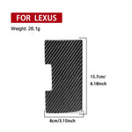 Set 2 adesivi portabicchieri per Lexus IS300 guida destra