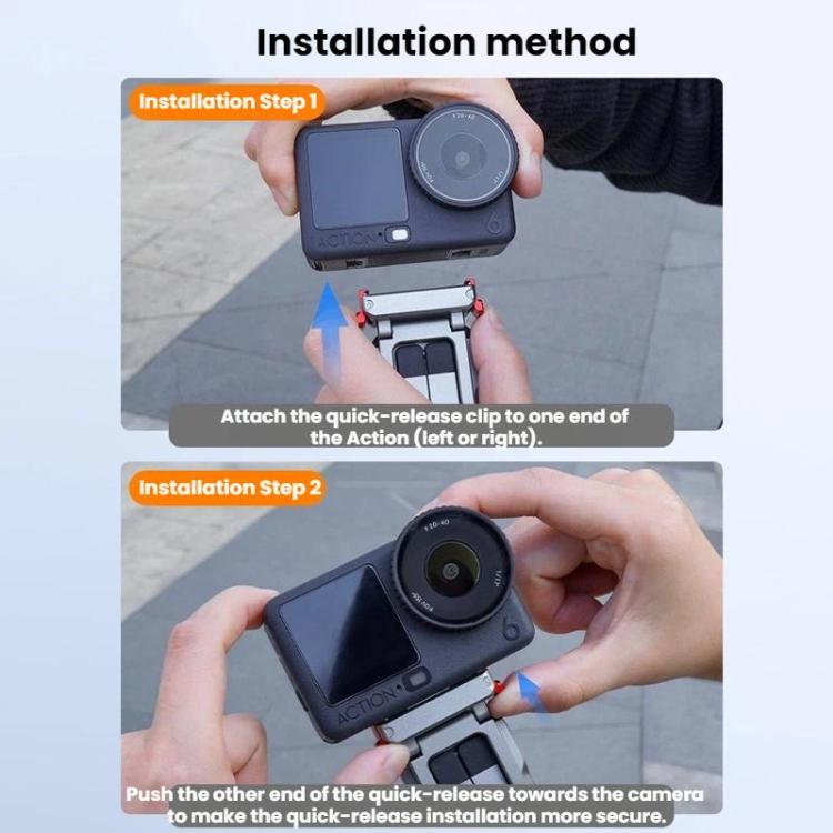 Supporto magnetico a sgancio rapido per DJI Osmo Action 6