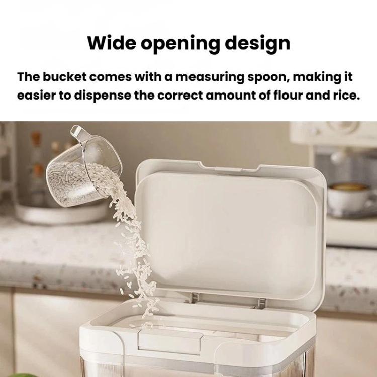 Secchio per riso con coperchio a scatto 2,9L 5L 10L 15L