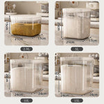 Secchio per riso con coperchio a scatto 2,9L 5L 10L 15L