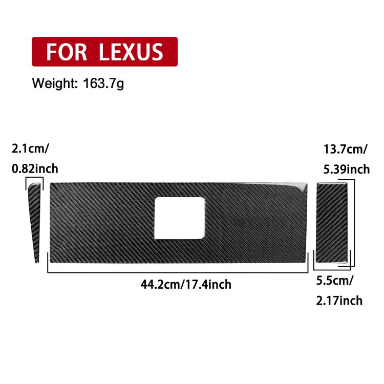 Adesivi laterali fibra di carbonio per Lexus IS300 1999-2005
