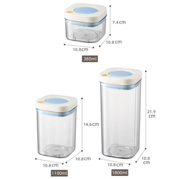 Barattolo sottovuoto per alimenti 380ml 1100ml 1800ml