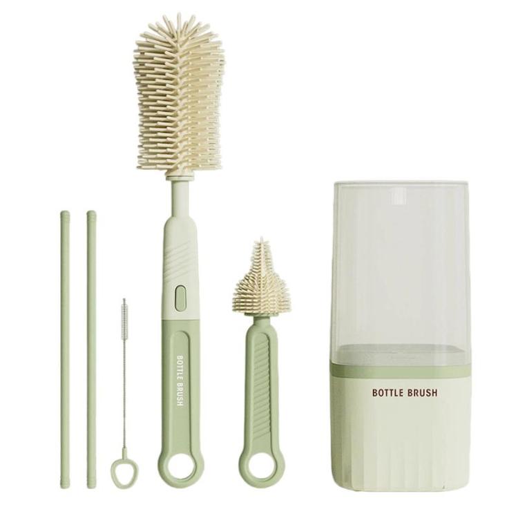 Set spazzole multifunzione in silicone per bottiglie e tazze