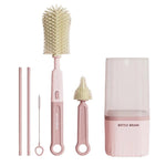 Set spazzole multifunzione in silicone per bottiglie e tazze
