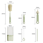 Set spazzole multifunzione in silicone per bottiglie e tazze