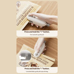 Mini sigillatrice magnetica ricaricabile con porta Type-C