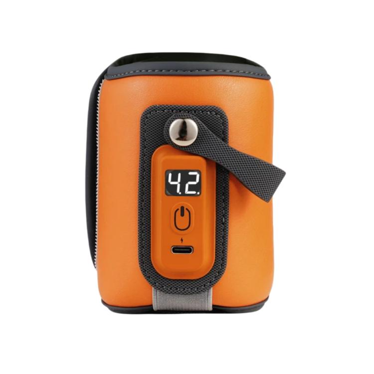 Scaldabiberon portatile con manicotto isolante e display digitale