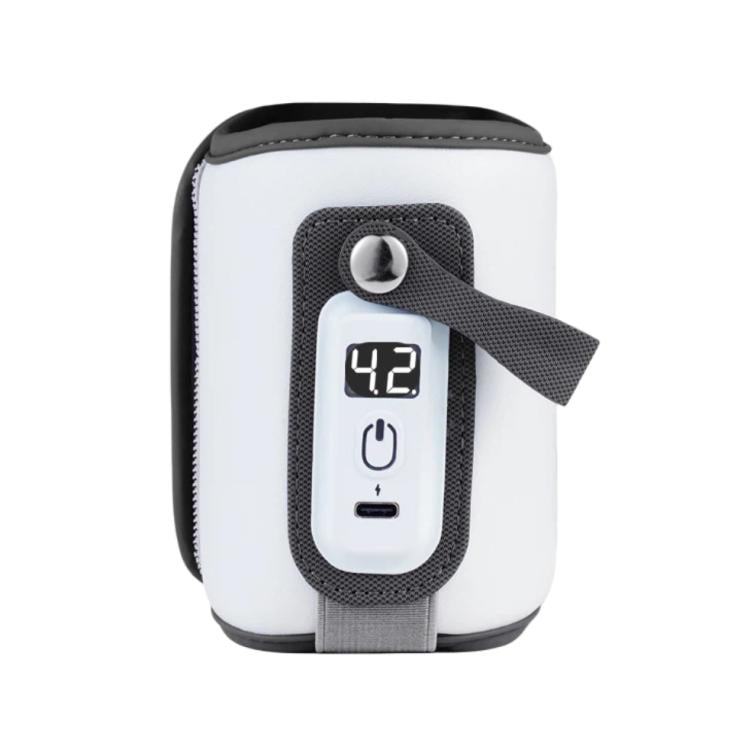Scaldabiberon portatile con manicotto isolante e display digitale