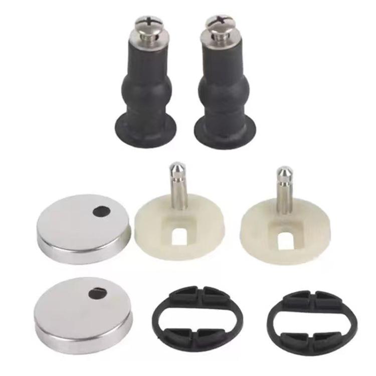 Kit 2 bulloni universali cerniere sedile WC acciaio inox