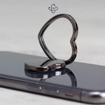 Supporto telefono in metallo a forma di cuore girevole 360°