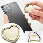Supporto telefono in metallo a forma di cuore girevole 360°