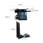 Adattatore rete wireless PCIe AX1800 WiFi 6 Bluetooth 5.2