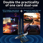 Adattatore rete wireless PCIe AX1800 WiFi 6 Bluetooth 5.2