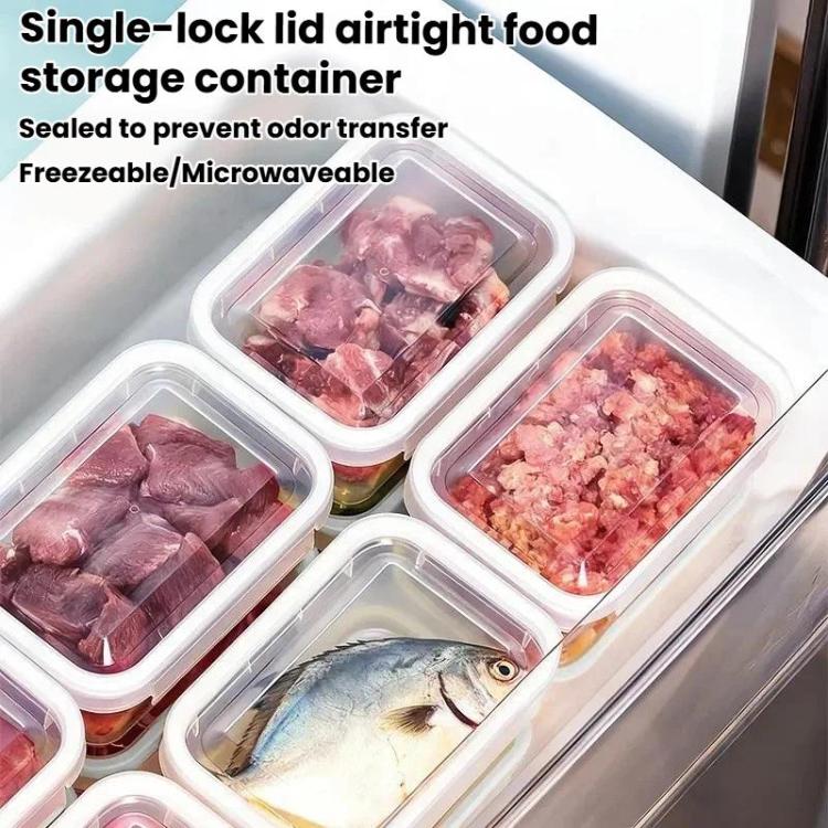 Set 2 contenitori ermetici per alimenti con chiusura singola
