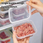 Set 2 contenitori ermetici per alimenti con chiusura singola