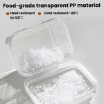 Set 2 contenitori ermetici per alimenti con chiusura singola