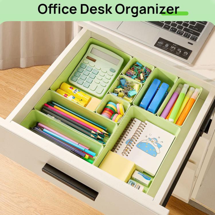 Set 25 pezzi organizer cassetti in PP per casa