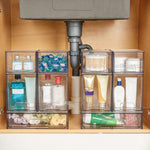 Porta profumi da scrivania organizer antipolvere in PET