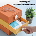 Organizzatore plastica con cassetti per casa e ufficio