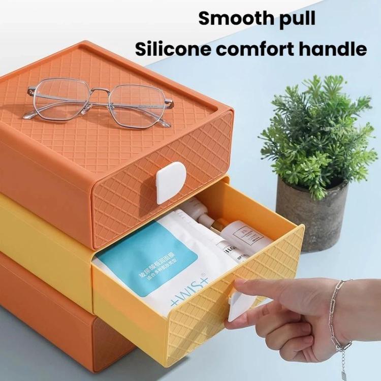Organizzatore plastica con cassetti per casa e ufficio
