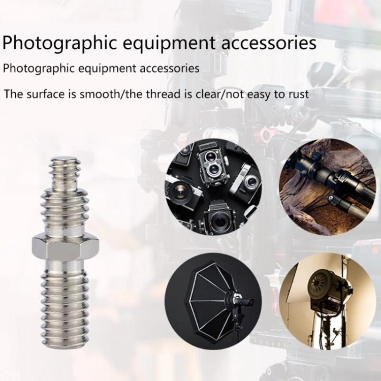 Adattatore per treppiede da 1/4 a 3/8 di pollice per asse centrale della piattaforma cloud, vite per fotocamera, 10pcs E7, 10pcs E8