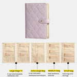 Organizer libro per gioielli in pelle PU con 5 pagine velluto