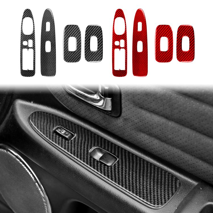 Adesivi pannelli porta in fibra di carbonio per Lexus IS300 1999-