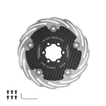 Disco freno bici fibra carbonio 160/180mm 6 fori