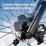 Disco freno bici fibra carbonio 160/180mm 6 fori