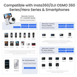 Telecomando Bluetooth universale per action cam e smartphone