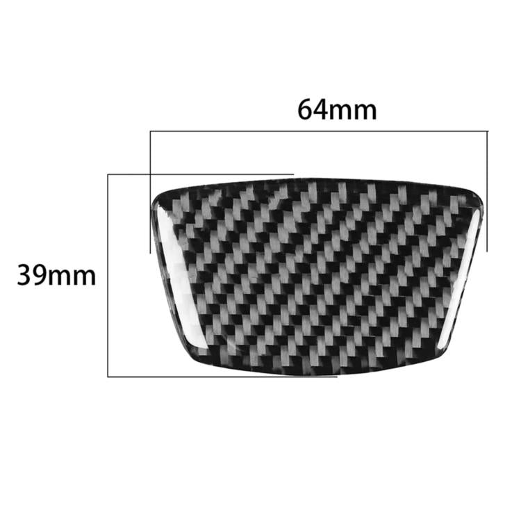Adesivi montanti portiere in fibra di carbonio per Lexus IS300 19
