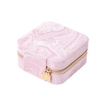 Pochette organizer portatile in velluto per gioielli