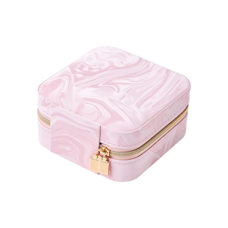 Pochette organizer portatile in velluto per gioielli