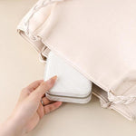Pochette organizer portatile in velluto per gioielli