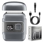 Rasoio elettrico KS-8800 con 3 testine e display LCD