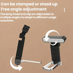 Lampada da lettura a clip ricaricabile USB con LED