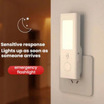 Luce notturna LED con sensore e ricarica a induzione