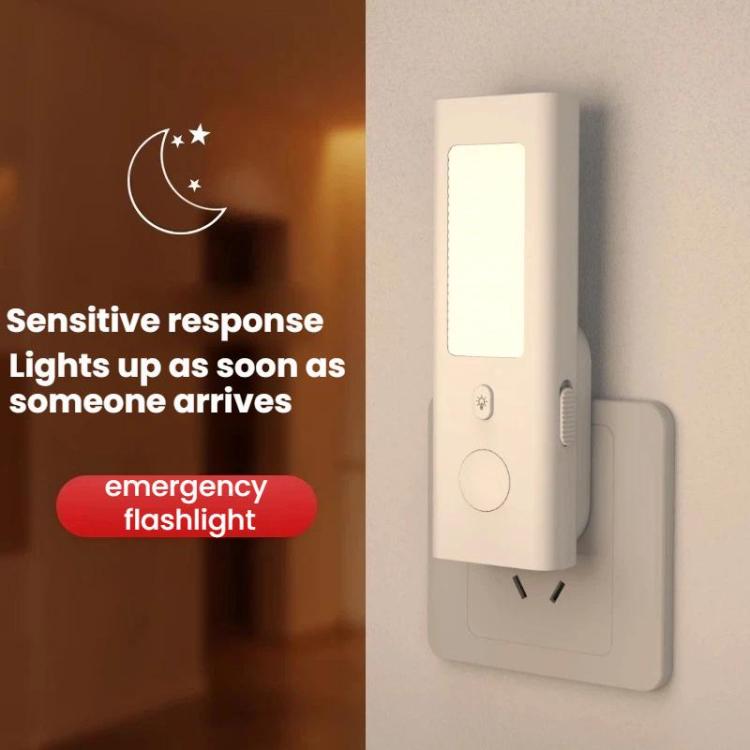 Luce notturna LED con sensore e ricarica a induzione