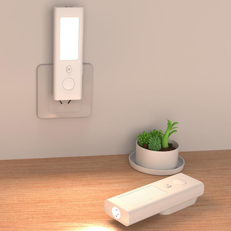 Luce notturna LED con sensore e ricarica a induzione