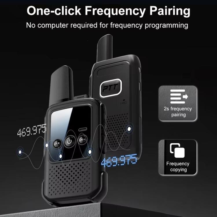 Mini walkie talkie wireless a lungo raggio 5W 16 canali